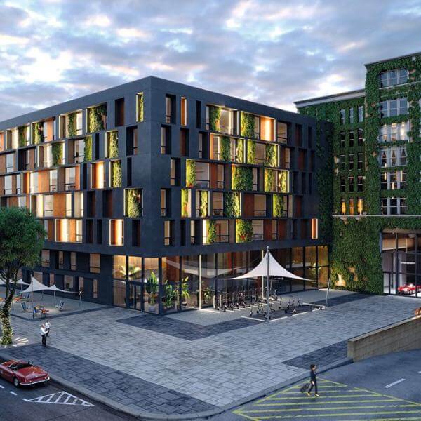 Fassadenprofil für Gebäude